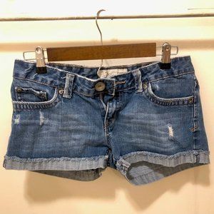 Denim shorts size 5/6